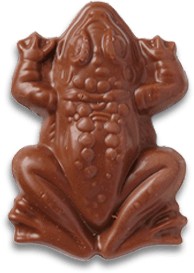 czekoladowa żaba